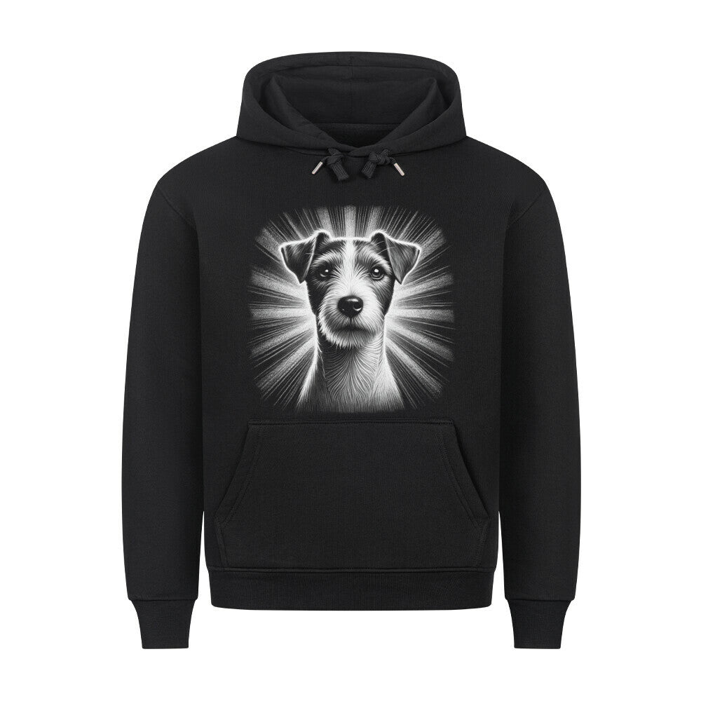 Premium Hoodie "Parson Russell - Shine" Schwarz – hunde-shirt.de