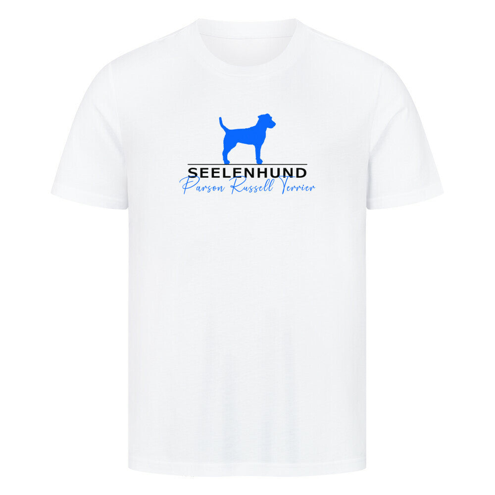 Premium T-Shirt "Parson Russell - Seelenhund" Weiß – hunde-shirt.de