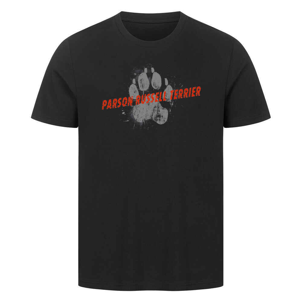 Premium T-Shirt "Parson Russell - PAW" Schwarz – hunde-shirt.de