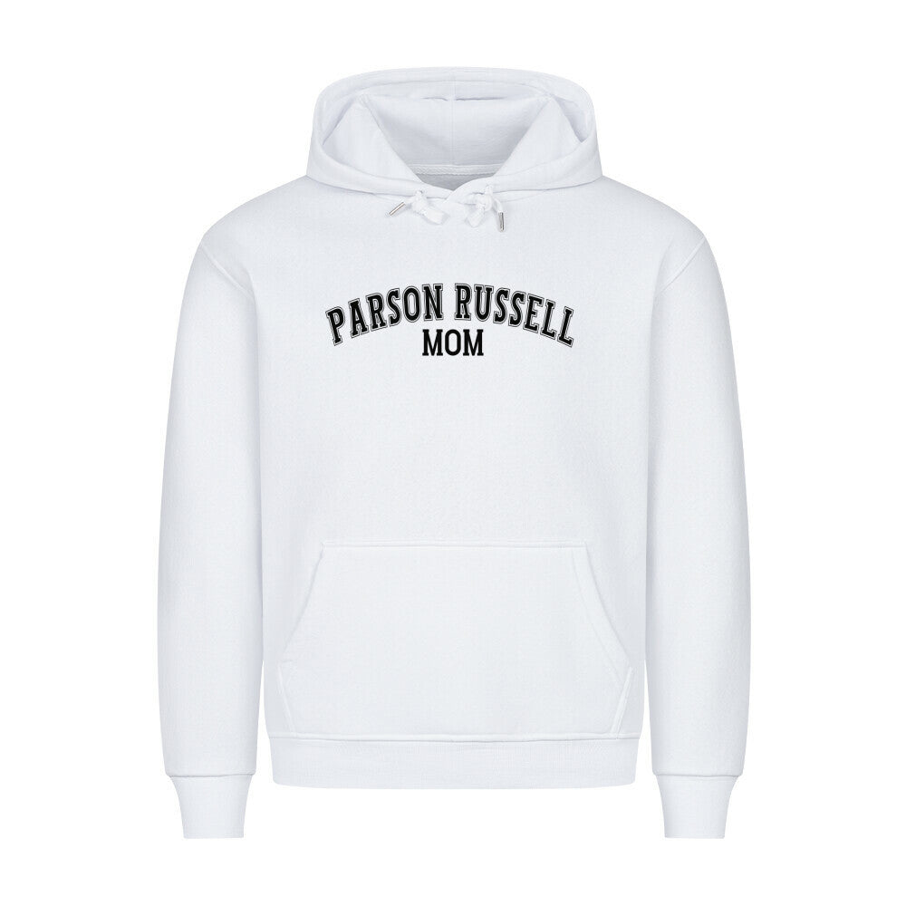 Premium Hoodie "Parson Russell - MOM" Weiß – hunde-shirt.de