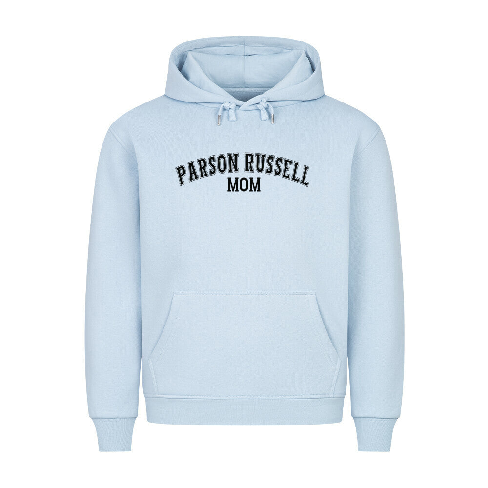 Premium Hoodie "Parson Russell - MOM" Babyblau – hunde-shirt.de