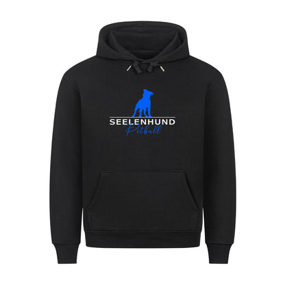 Premium Hoodie "Pit Bull - Seelenhund" Schwarz – hunde-shirt.de