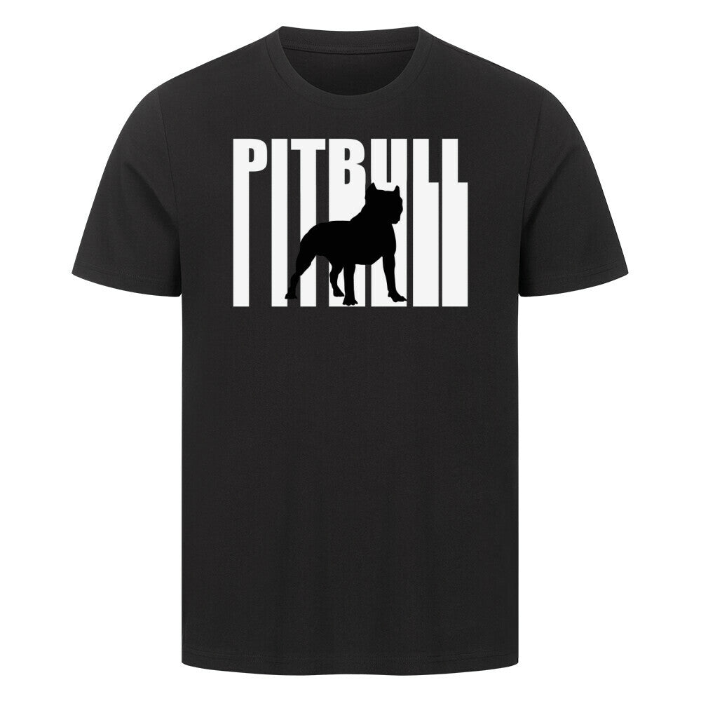 Premium T-Shirt "Pit Bull - Scan" Schwarz – hunde-shirt.de