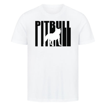 Premium T-Shirt "Pit Bull - Scan" Weiß – hunde-shirt.de