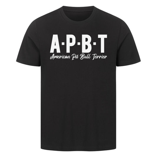 Premium T-Shirt "Pit Bull - APBT" Schwarz – hunde-shirt.de