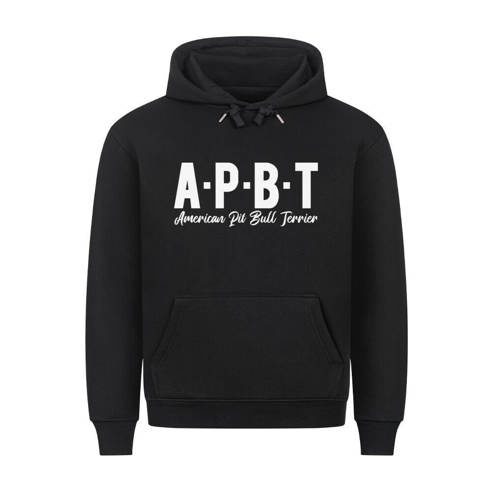 Premium Hoodie "Pit Bull - APBT" Schwarz – hunde-shirt.de