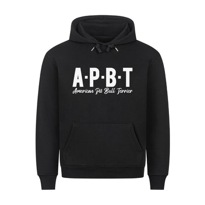 Premium Hoodie "Pit Bull - APBT" Schwarz – hunde-shirt.de