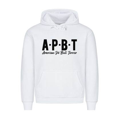 Premium Hoodie "Pit Bull - APBT" Weiß – hunde-shirt.de