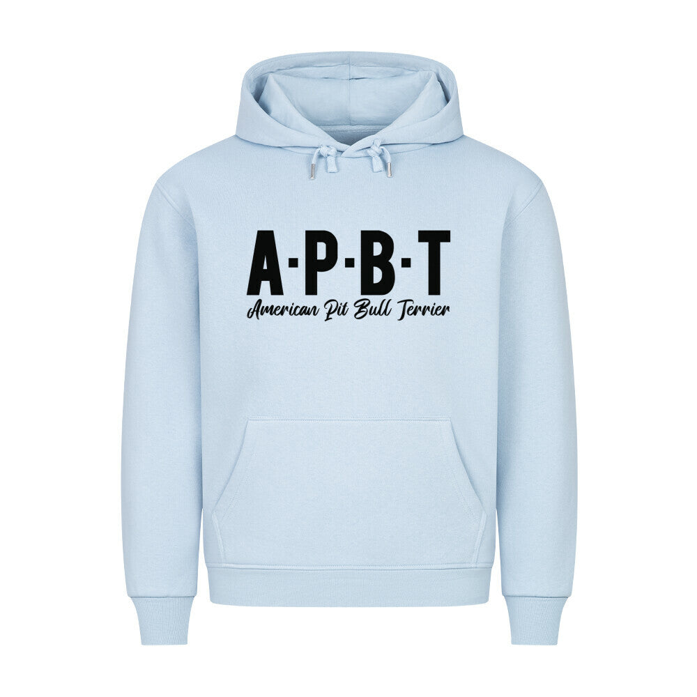 Premium Hoodie "Pit Bull - APBT" Babyblau – hunde-shirt.de