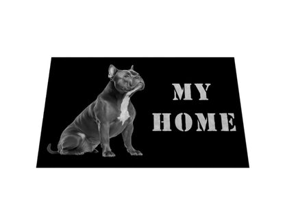 Fußmatte "Pocket Bully - My Home" – hunde-shirt.de