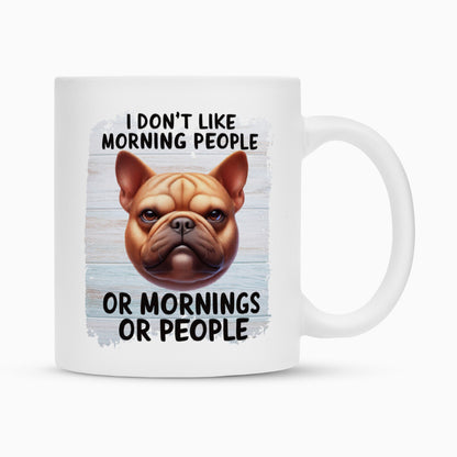 Tasse "Pocket Bully - Morning People" Weiß – hunde-shirt.de