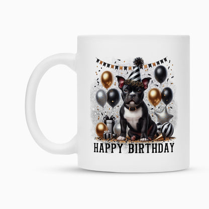 Tasse "Pocket Bully - Happy Birthday" – hunde-shirt.de