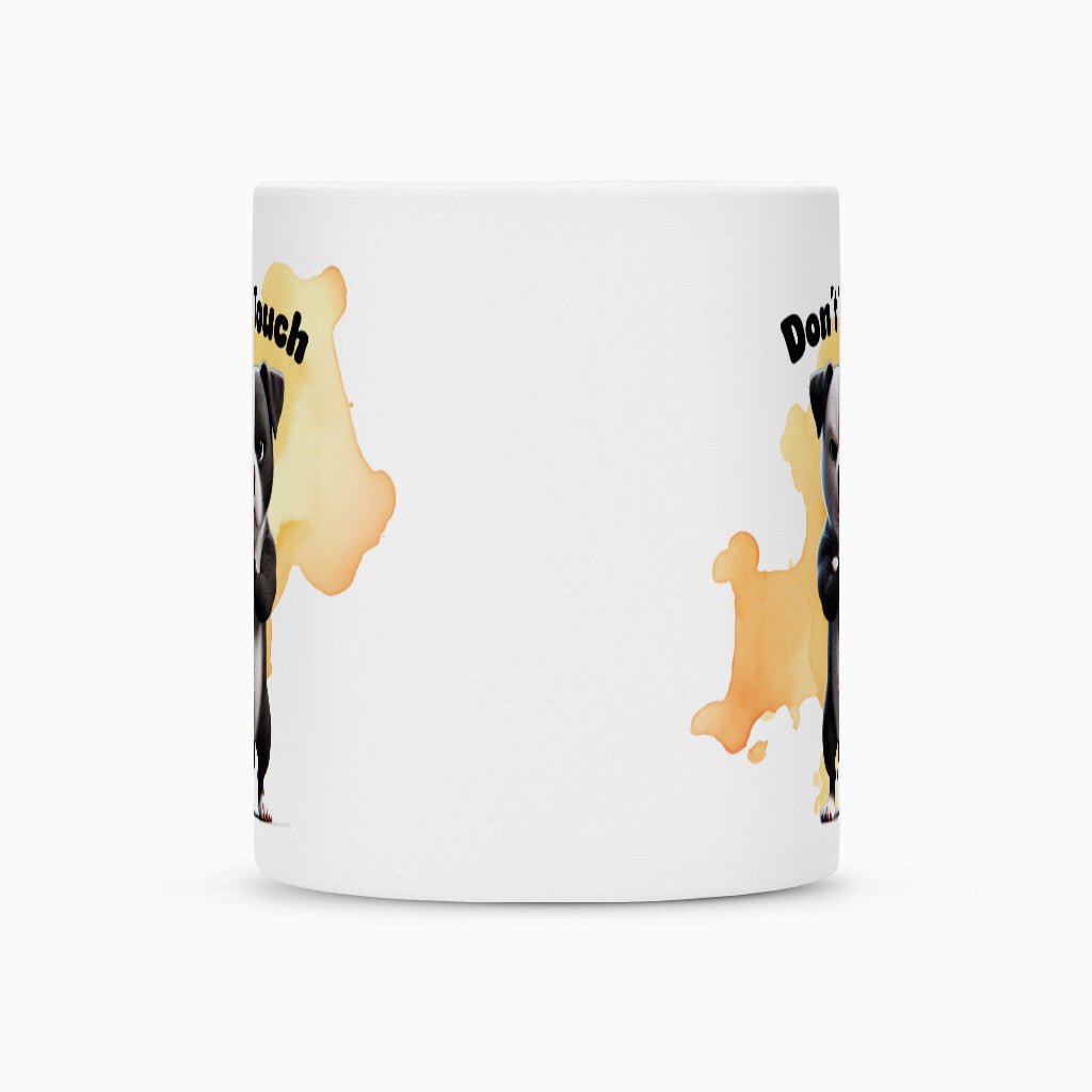 Tasse "Pocket Bully - Don´t touch II" – hunde-shirt.de