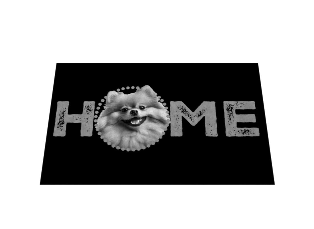 Fußmatte "Pomeranian - HOME-Edition III" – hunde-shirt.de