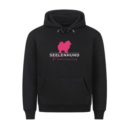 Premium Hoodie "Pomeranian - Seelenhund" Schwarz – hunde-shirt.de