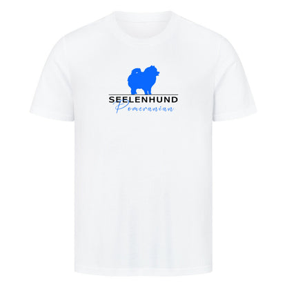 Premium T-Shirt "Pomeranian - Seelenhund" Weiß – hunde-shirt.de