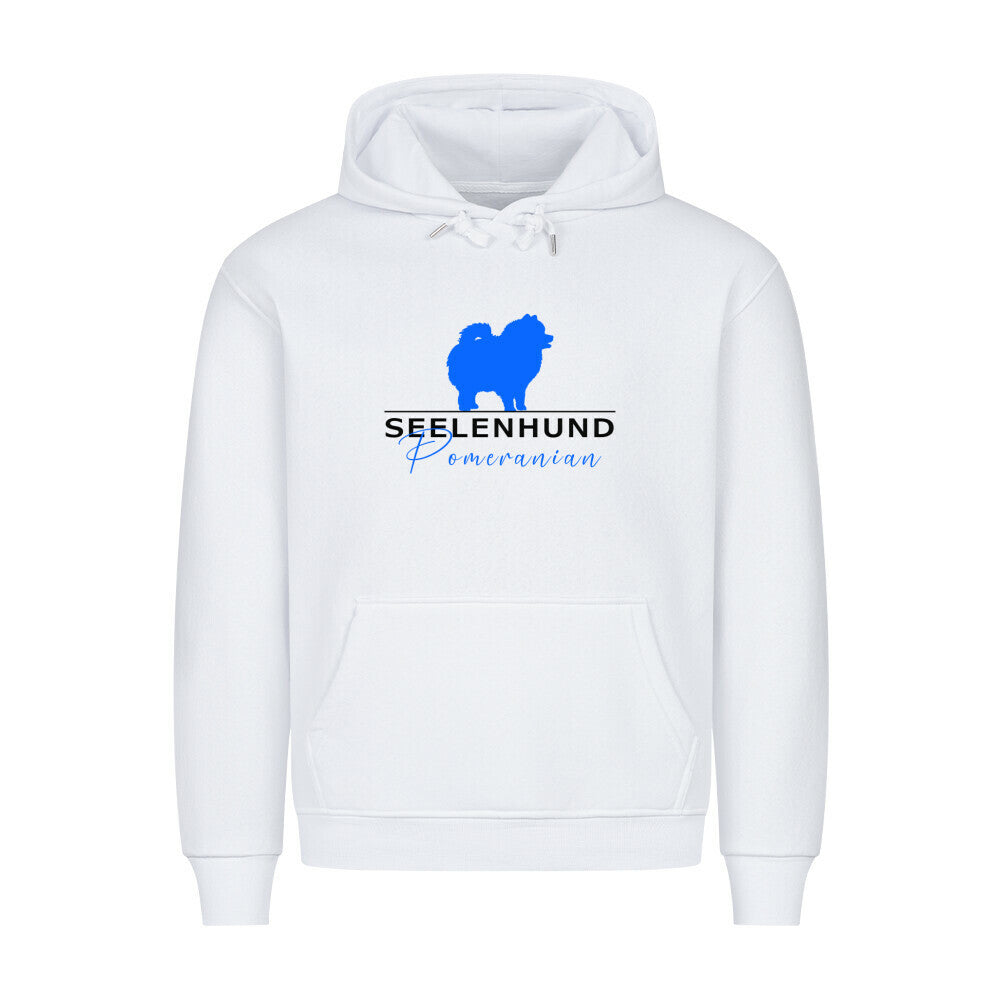 Premium Hoodie "Pomeranian - Seelenhund" Weiß – hunde-shirt.de