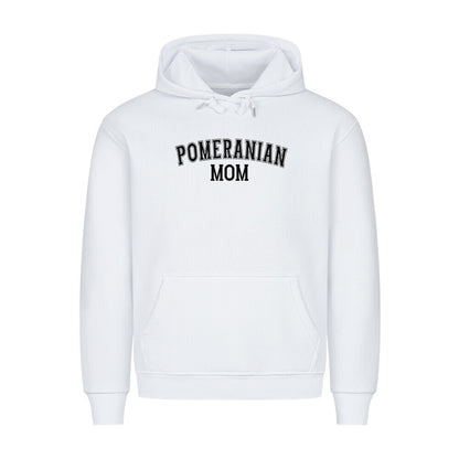 Premium Hoodie "Pomeranian - MOM" Weiß – hunde-shirt.de