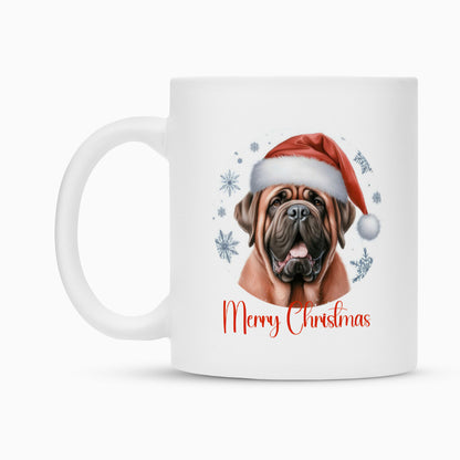 Tasse "Mastino - Merry Christmas" – hunde-shirt.de