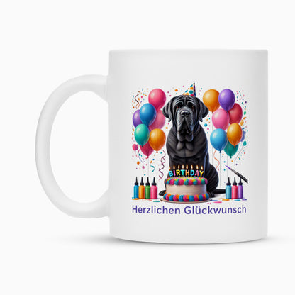 Tasse "Mastino - Glückwunsch" – hunde-shirt.de