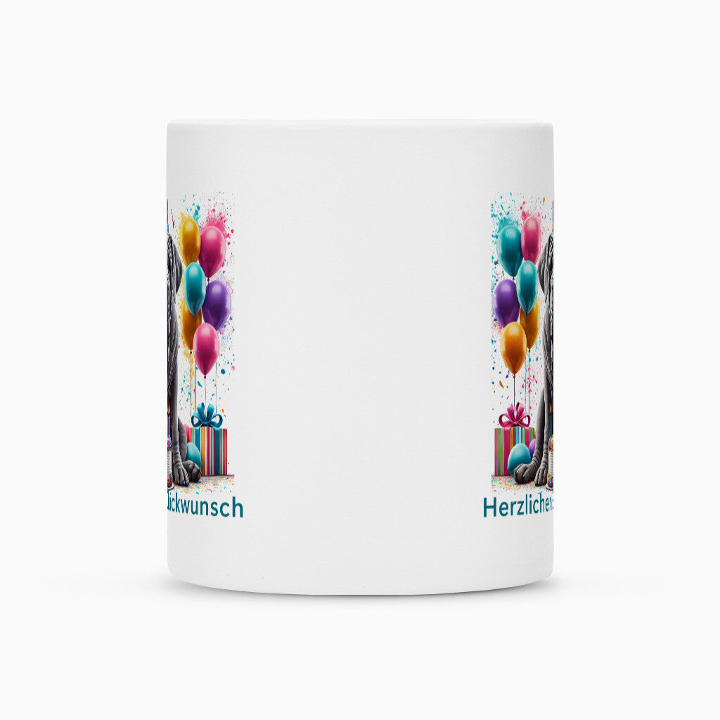 Tasse "Mastino - Glückwunsch II" – hunde-shirt.de