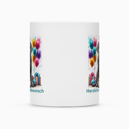 Tasse "Mastino - Glückwunsch II" – hunde-shirt.de