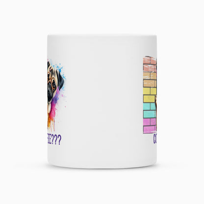 Tasse "Mops - Coffee???" – hunde-shirt.de