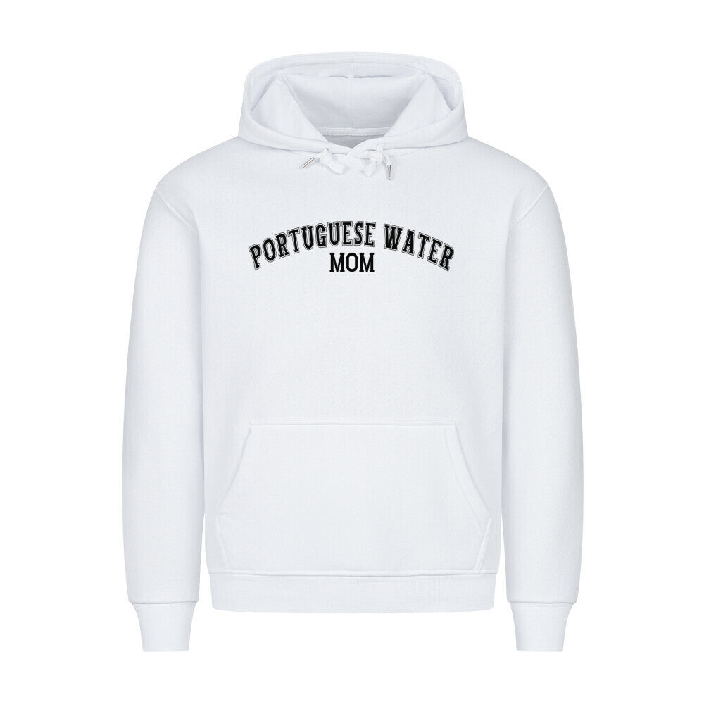 Premium Hoodie "Portugiesischer Wasserhund - MOM" Weiß – hunde-shirt.de