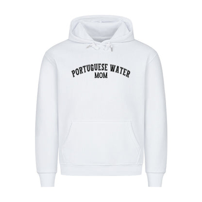 Premium Hoodie "Portugiesischer Wasserhund - MOM" Weiß – hunde-shirt.de