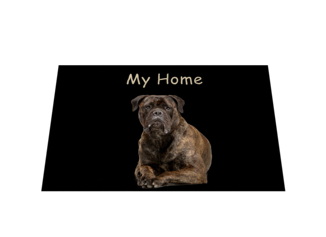 Fußmatte "Presa Canario - My Home" – hunde-shirt.de