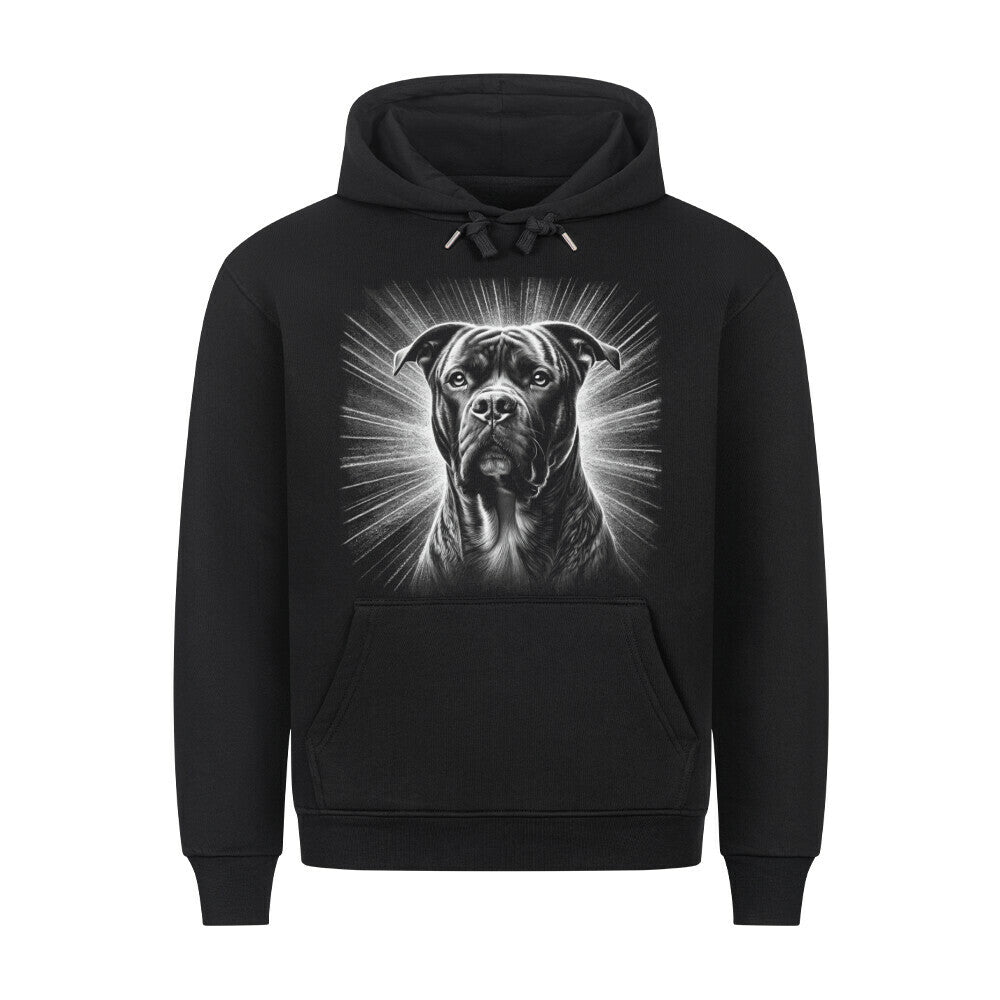 Premium Hoodie "Presa Canario - Shine" Schwarz – hunde-shirt.de
