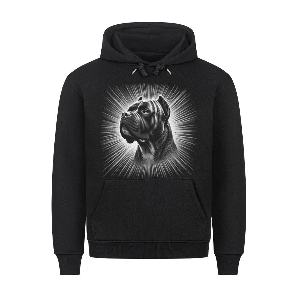 Premium Hoodie "Presa Canario - Bright" Schwarz – hunde-shirt.de