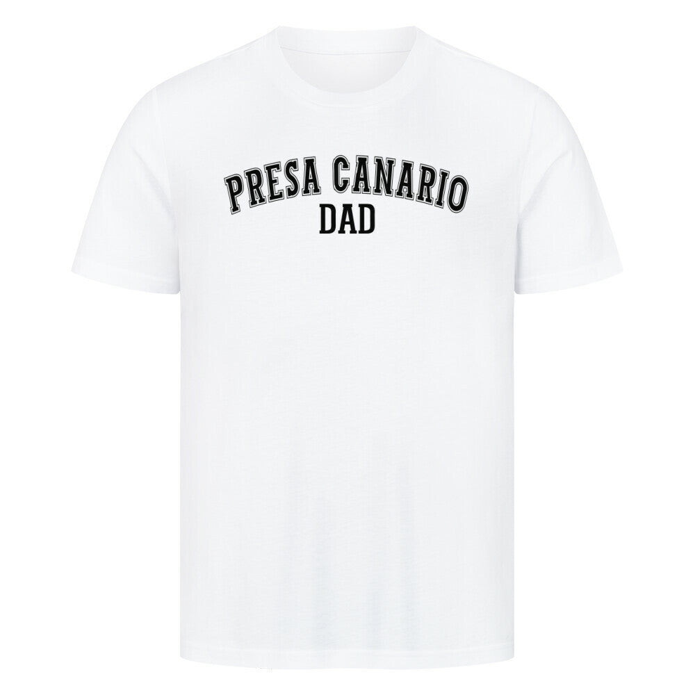 Premium T-Shirt "Presa Canario - DAD" Weiß – hunde-shirt.de