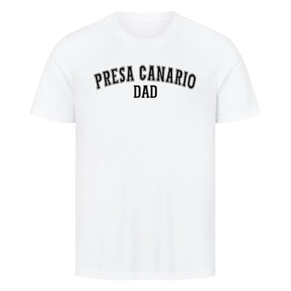 Premium T-Shirt "Presa Canario - DAD" Weiß – hunde-shirt.de