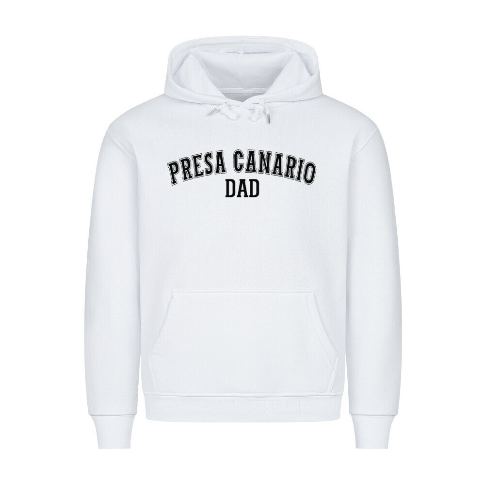 Premium Hoodie "Presa Canario - DAD" Weiß – hunde-shirt.de