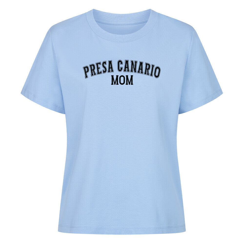 Premium Damen-Shirt "Presa Canario - MOM" Sky Blue – hunde-shirt.de