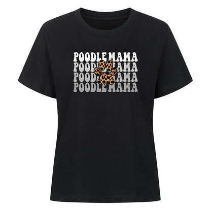 Premium Damen-Shirt "Pudel - Mama" Schwarz – hunde-shirt.de