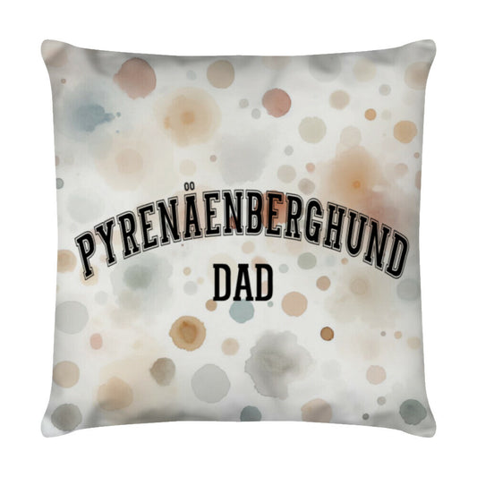 Kissen "Pyrenäenberghund - DAD" Weiß – hunde-shirt.de
