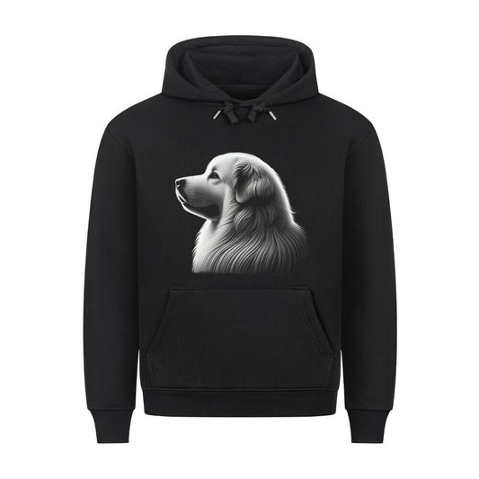 Premium Hoodie "Patou - Shine" Schwarz – hunde-shirt.de