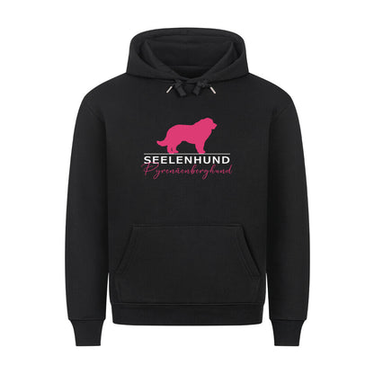 Premium Hoodie "Patou - Seelenhund" Schwarz – hunde-shirt.de