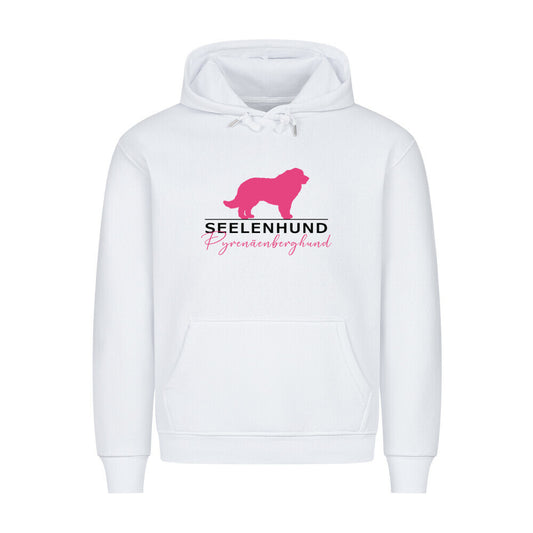 Premium Hoodie "Patou - Seelenhund" Weiß – hunde-shirt.de