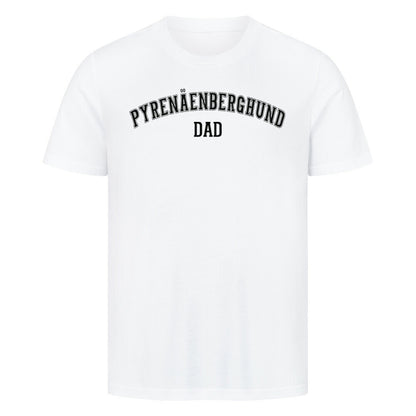 Premium T-Shirt "Pyrenäenberghund - DAD" Weiß – hunde-shirt.de