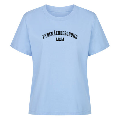 Premium Damen-Shirt "Pyrenäenberghund - MOM" Sky Blue – hunde-shirt.de