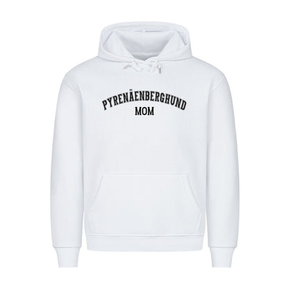 Premium Hoodie "Pyrenäenberghund - MOM" Weiß – hunde-shirt.de
