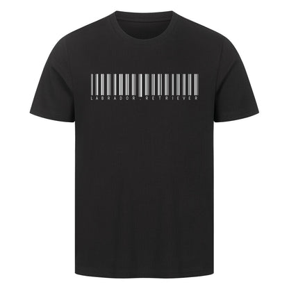 Premium T-Shirt "Labrador - CODE" Schwarz – hunde-shirt.de