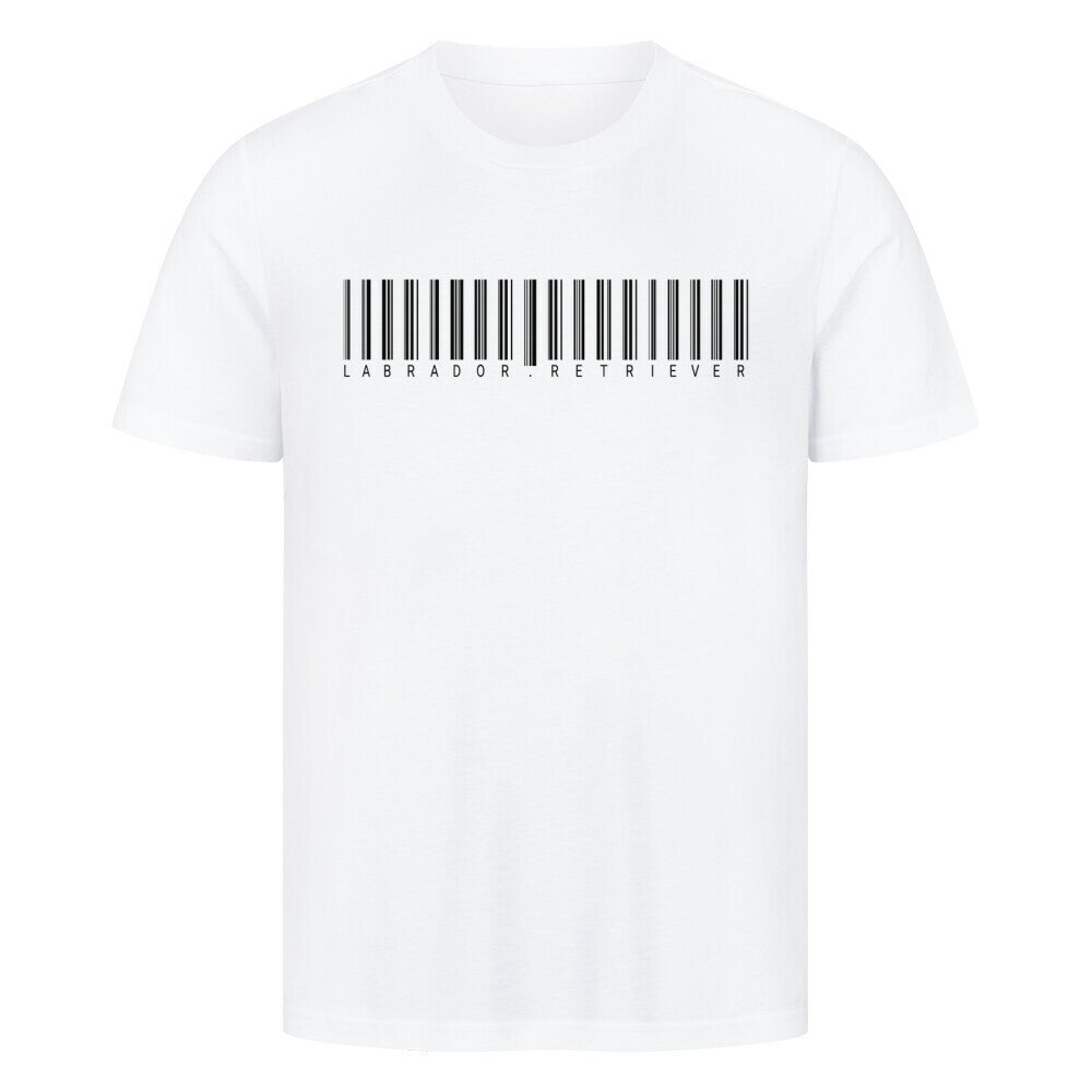 Premium T-Shirt "Labrador - CODE" Weiß – hunde-shirt.de
