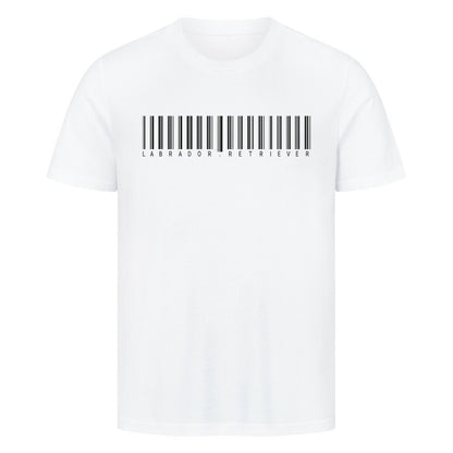 Premium T-Shirt "Labrador - CODE" Weiß – hunde-shirt.de
