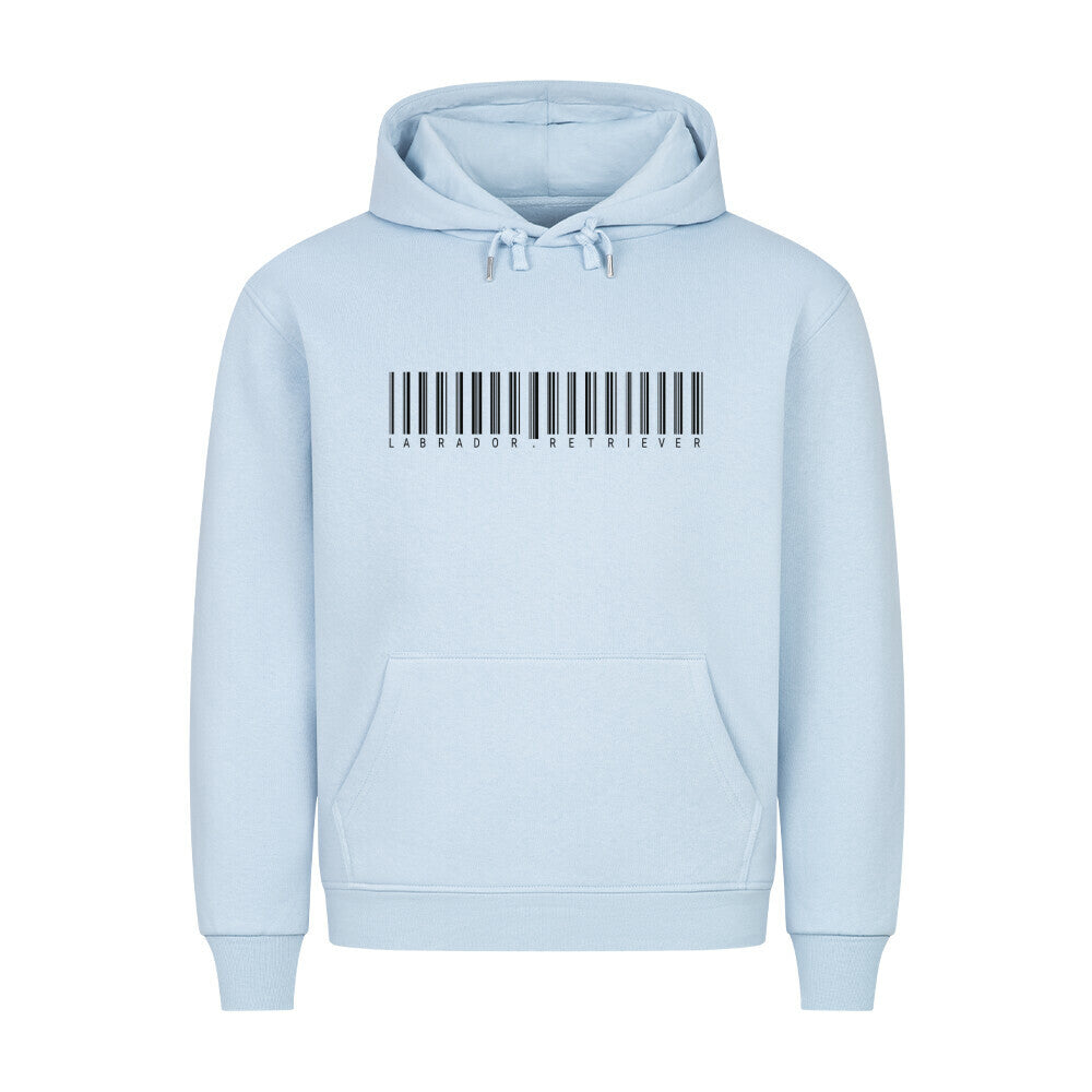 Premium Hoodie "Labrador - CODE" Babyblau – hunde-shirt.de