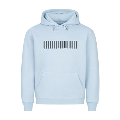 Premium Hoodie "Labrador - CODE" Babyblau – hunde-shirt.de