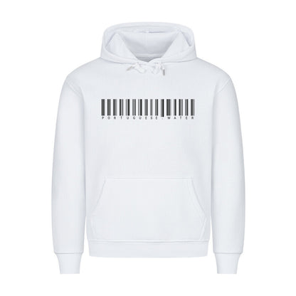 Premium Hoodie "Portugiesischer Wasserhund - CODE" Weiß – hunde-shirt.de